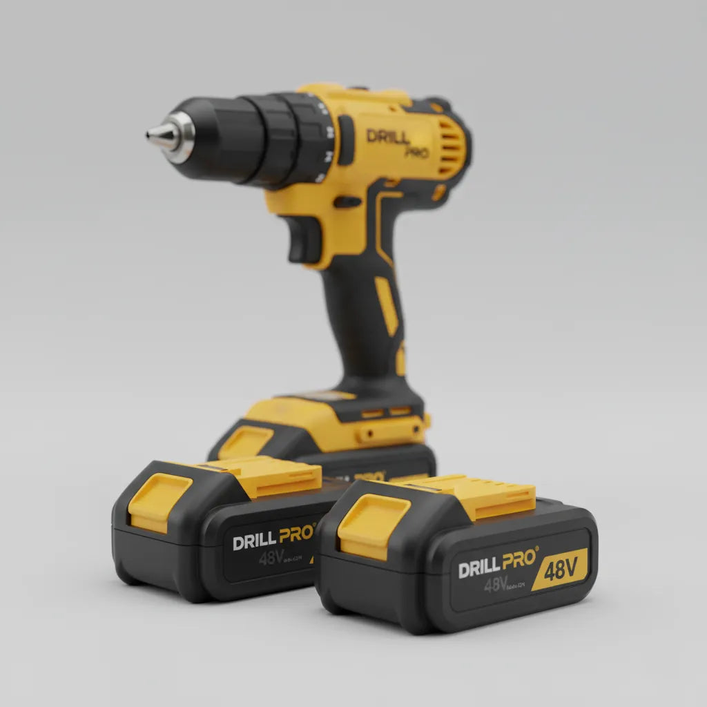 Parafusadeira Furadeira 48V 2 Baterias Com Maleta e Acessórios Completo