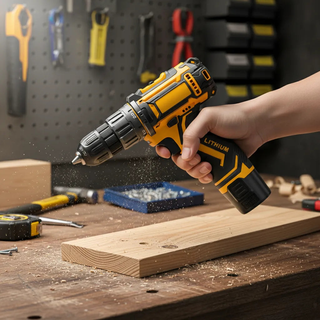 Parafusadeira Furadeira 18V 2 Baterias Com Maleta e Acessórios Completo