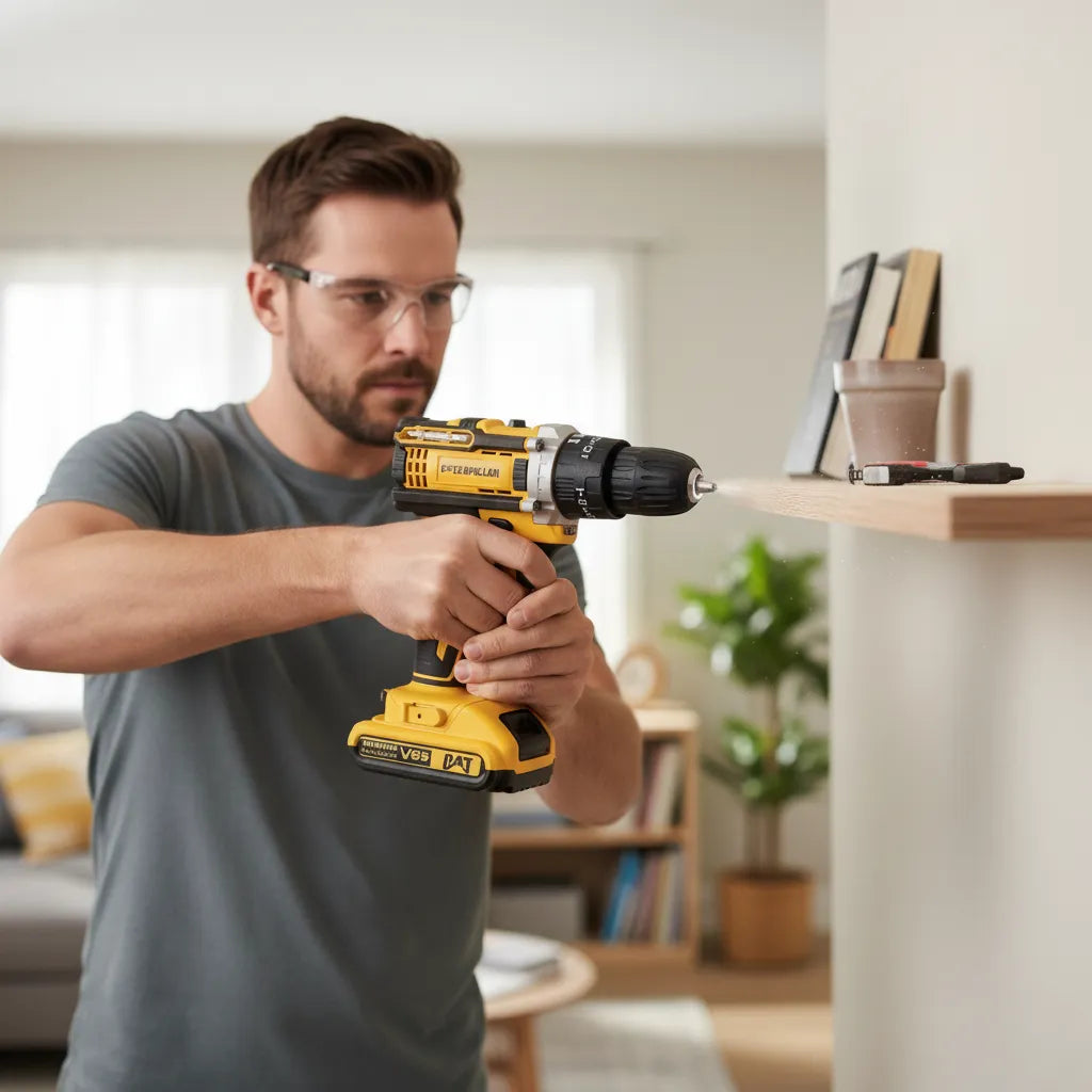 Parafusadeira Furadeira de Impacto 48v 2 Baterias Com Maleta e Acessórios Completo