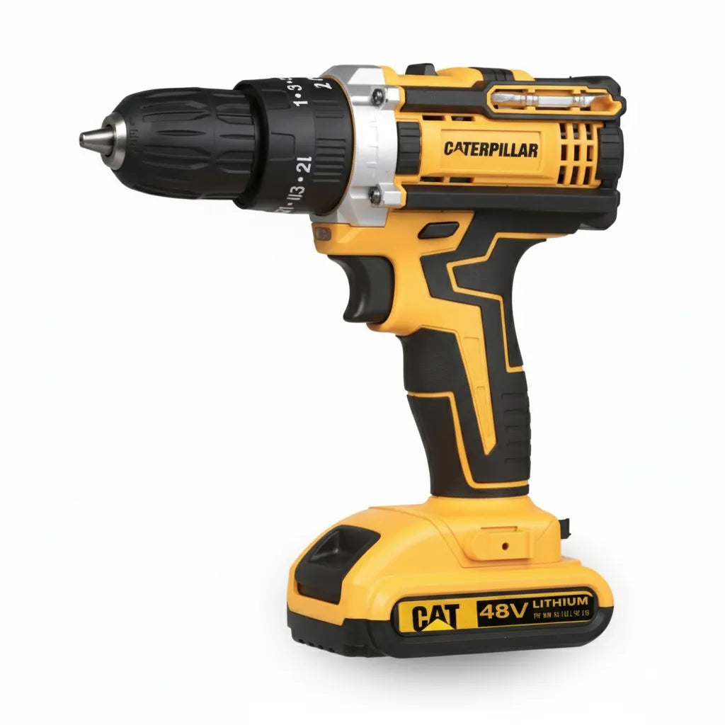 Parafusadeira Furadeira de Impacto 48v 2 Baterias Com Maleta e Acessórios Completo