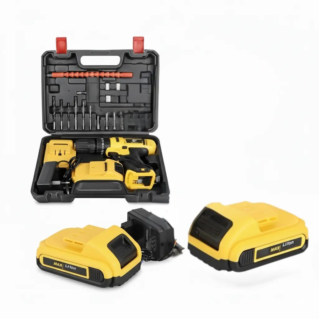 Parafusadeira Furadeira Com Maleta e Acessórios Completo 48V