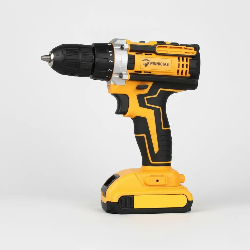 Parafusadeira e Furadeira 2 Baterias 21V Sem Fio Bivolt C/31 Peças 710W de Potência