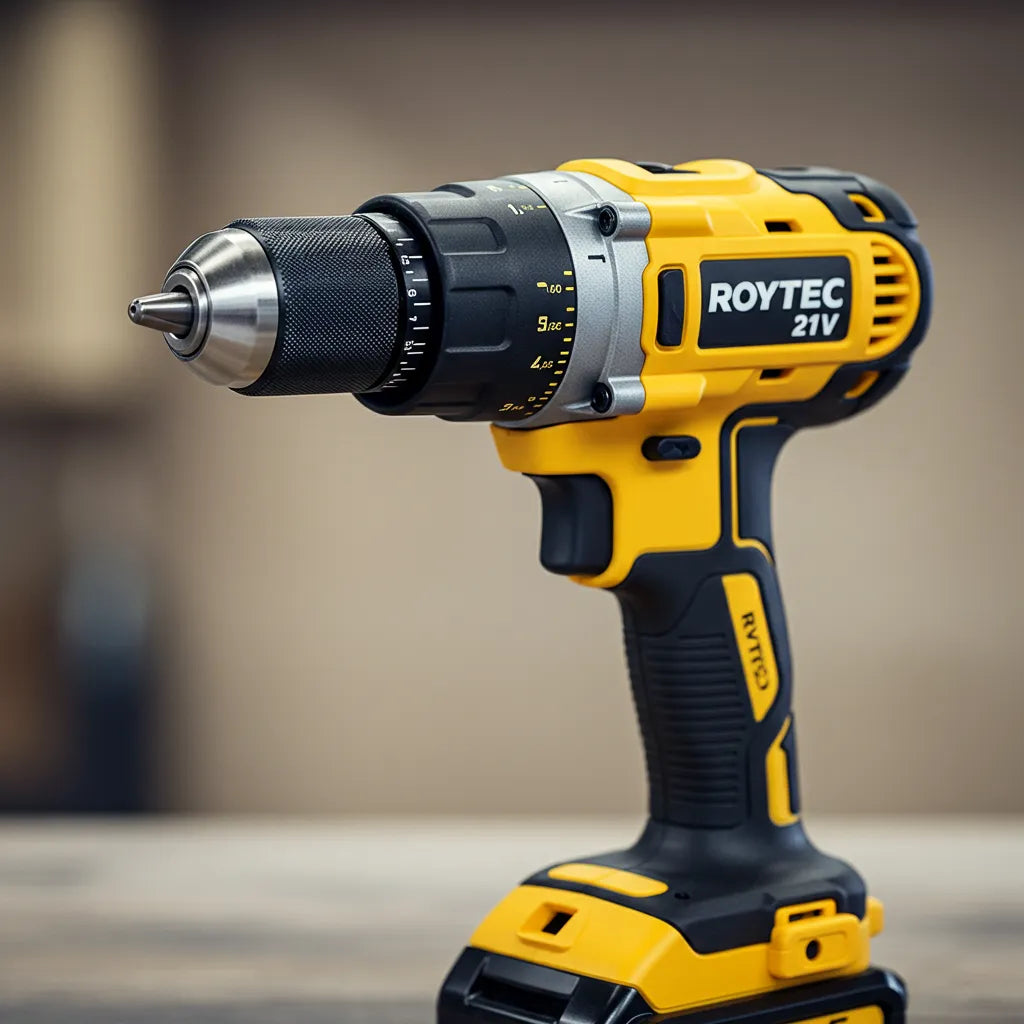 Parafusadeira Furadeira elétrica impacto 21V 2 Baterias Com Maleta e Acessórios Completo 110v/220v