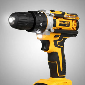 Parafusadeira Furadeira 48V 2 Baterias Com Maleta e Acessórios Completo