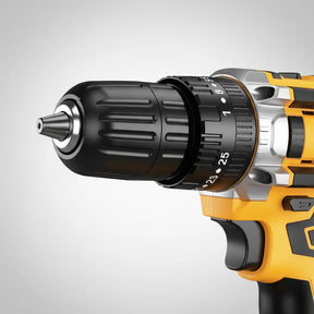 Furadeira e Parafusadeira de Impacto à Bateria 21V BIVOLT com Kit Brocas