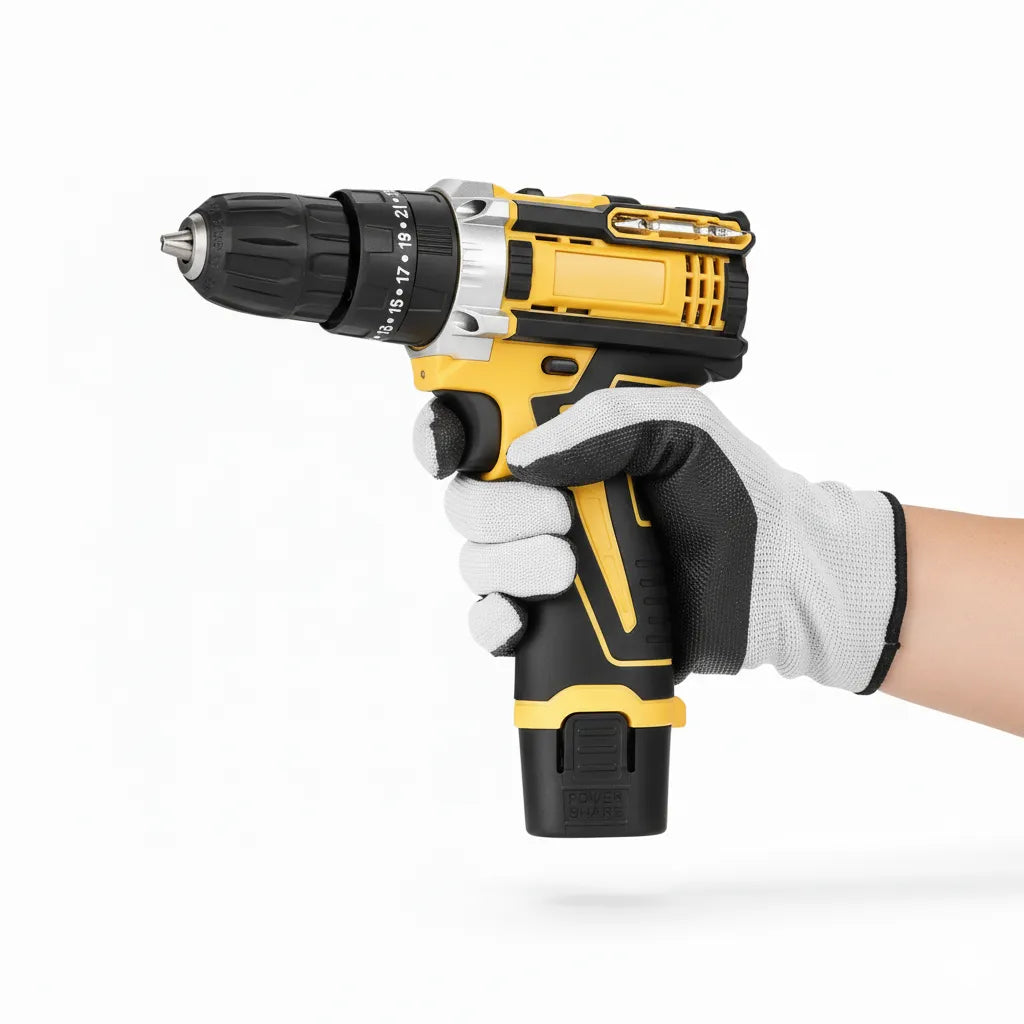 Parafusadeira Furadeira a Bateria 12V Profissional Com bateria