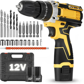 Parafusadeira Furadeira a Bateria 12V Profissional Com bateria