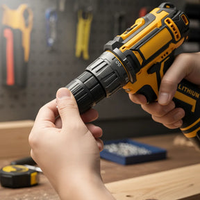 Parafusadeira Furadeira 18V 2 Baterias Com Maleta e Acessórios Completo