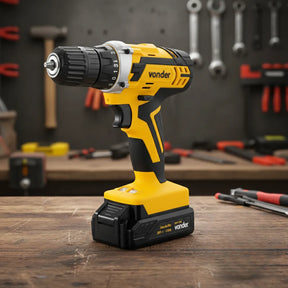 Parafusadeira Furadeira Pro Sem Fio 20v com Maleta Broca e Bits