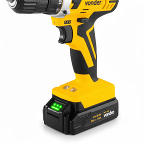 Parafusadeira Furadeira Pro Sem Fio 20v com Maleta Broca e Bits