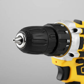 Parafusadeira Furadeira elétrica impacto 21V 2 Baterias Com Maleta e Acessórios Completo 110v/220v