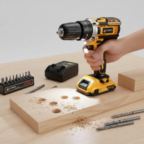 Parafusadeira Furadeira De Impacto 21v com 3 Funções