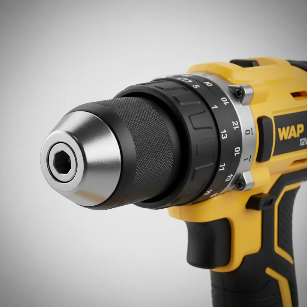 Furadeira Parafusadeira WAP BPF 12K3 a Bateria 12V Com Kit de Brocas e Bits