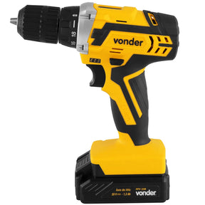 Parafusadeira Furadeira Pro Sem Fio 20v com Maleta Broca e Bits