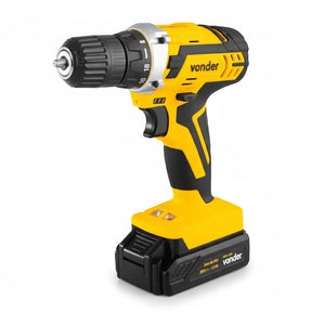 Parafusadeira Furadeira Pro Sem Fio 20v com Maleta Broca e Bits