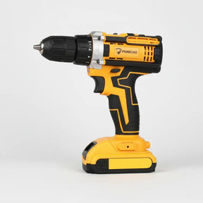 Parafusadeira e Furadeira 2 Baterias 21V Sem Fio Bivolt C/31 Peças 710W de Potência