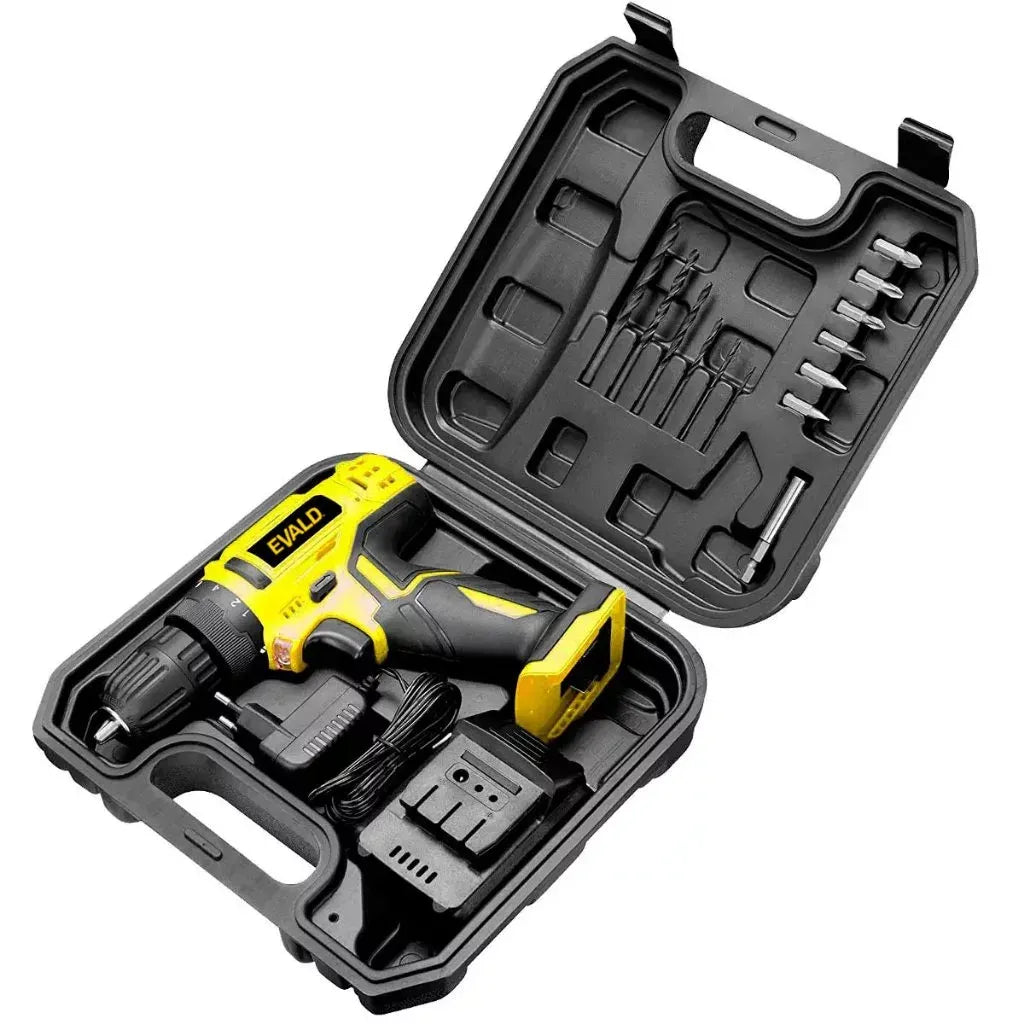 Parafusadeira Furadeira Bateria 12V com Impacto Bivolt