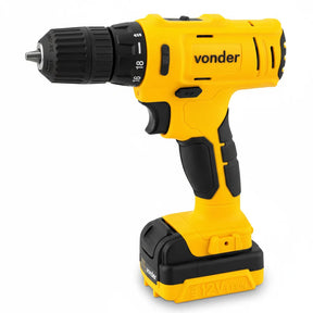 Parafusadeira Furadeira Profissional 12V PFV120 Bivolt + Broca Bits Maleta