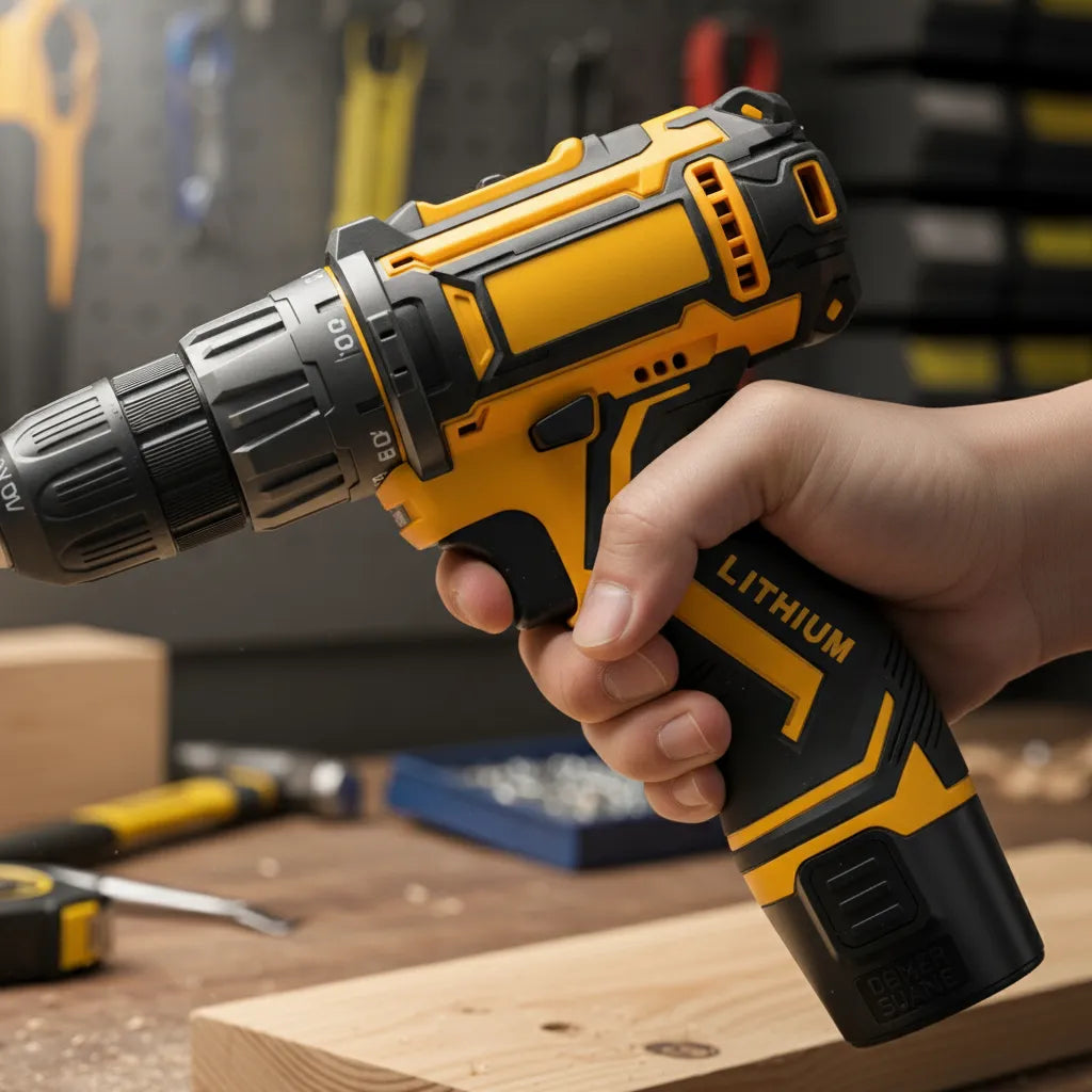 Parafusadeira Furadeira 18V 2 Baterias Com Maleta e Acessórios Completo