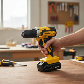 Parafusadeira Furadeira Sem Fio 20v Reversível PFV 238 com Maleta Broca e Bits 110v 220v