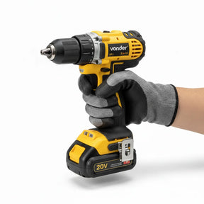 Parafusadeira Furadeira Pro Sem Fio 20v com Maleta Broca e Bits