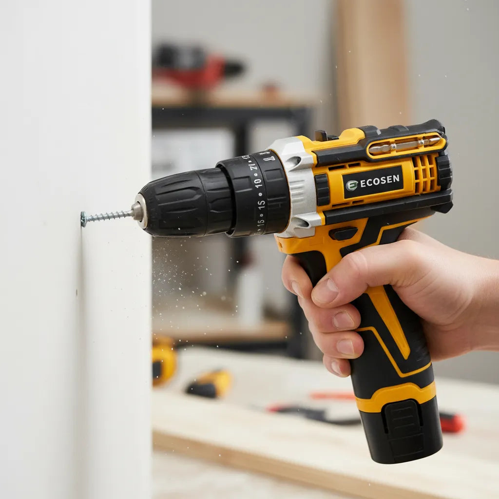 Parafusadeira Furadeira Sem Fio Impacto 12V 2 Baterias e Acessórios Completo