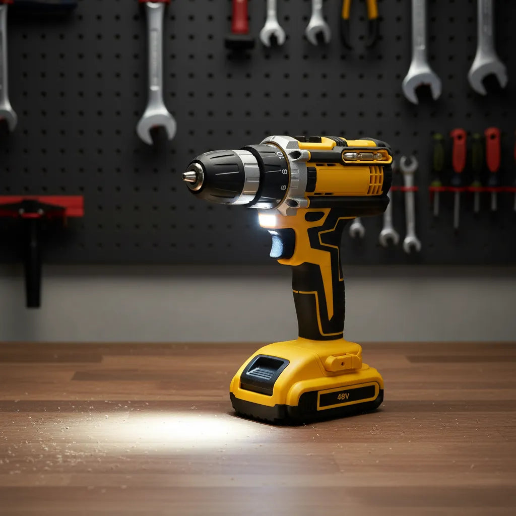 Parafusadeira Furadeira Com Maleta e Acessórios Completo 48V