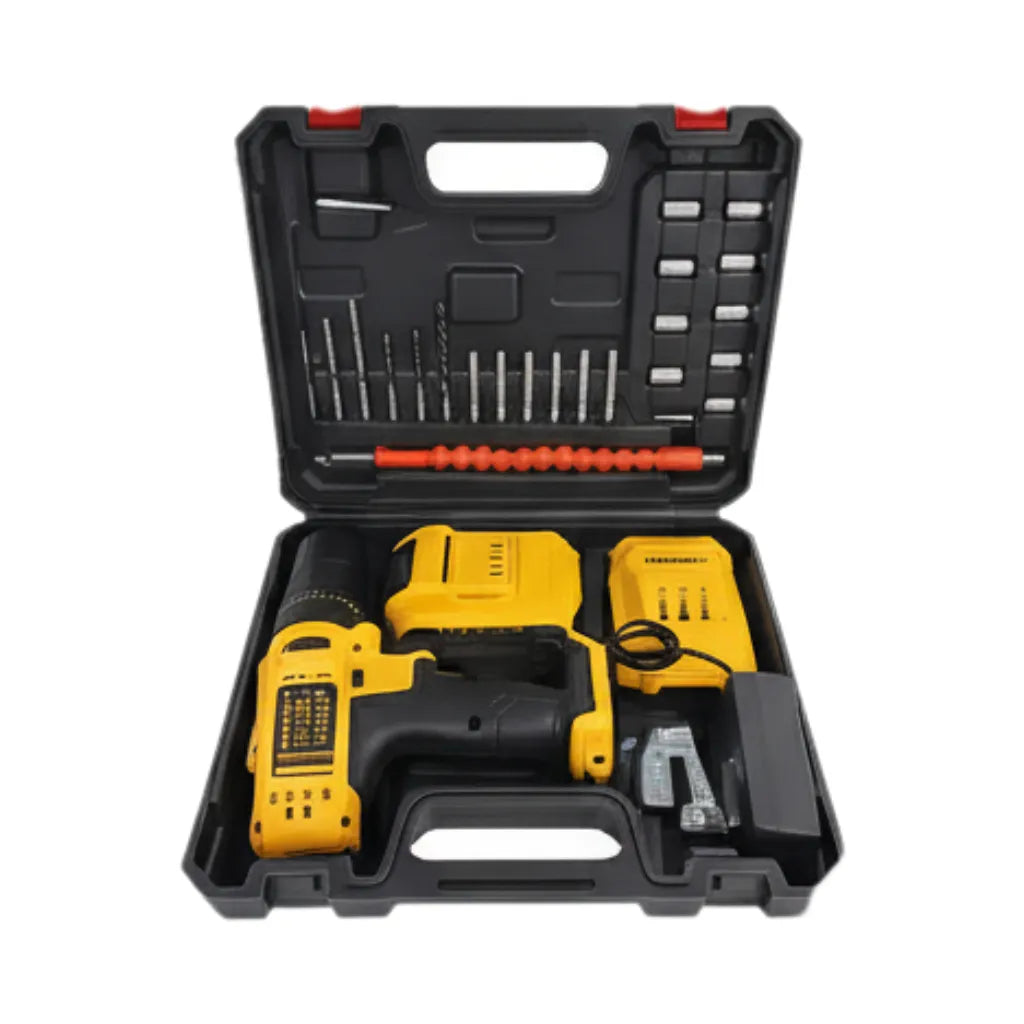 Parafusadeira Furadeira 48V 2 Baterias Com Maleta e Acessórios Completo