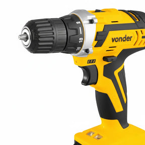 Parafusadeira Furadeira Pro Sem Fio 20v com Maleta Broca e Bits